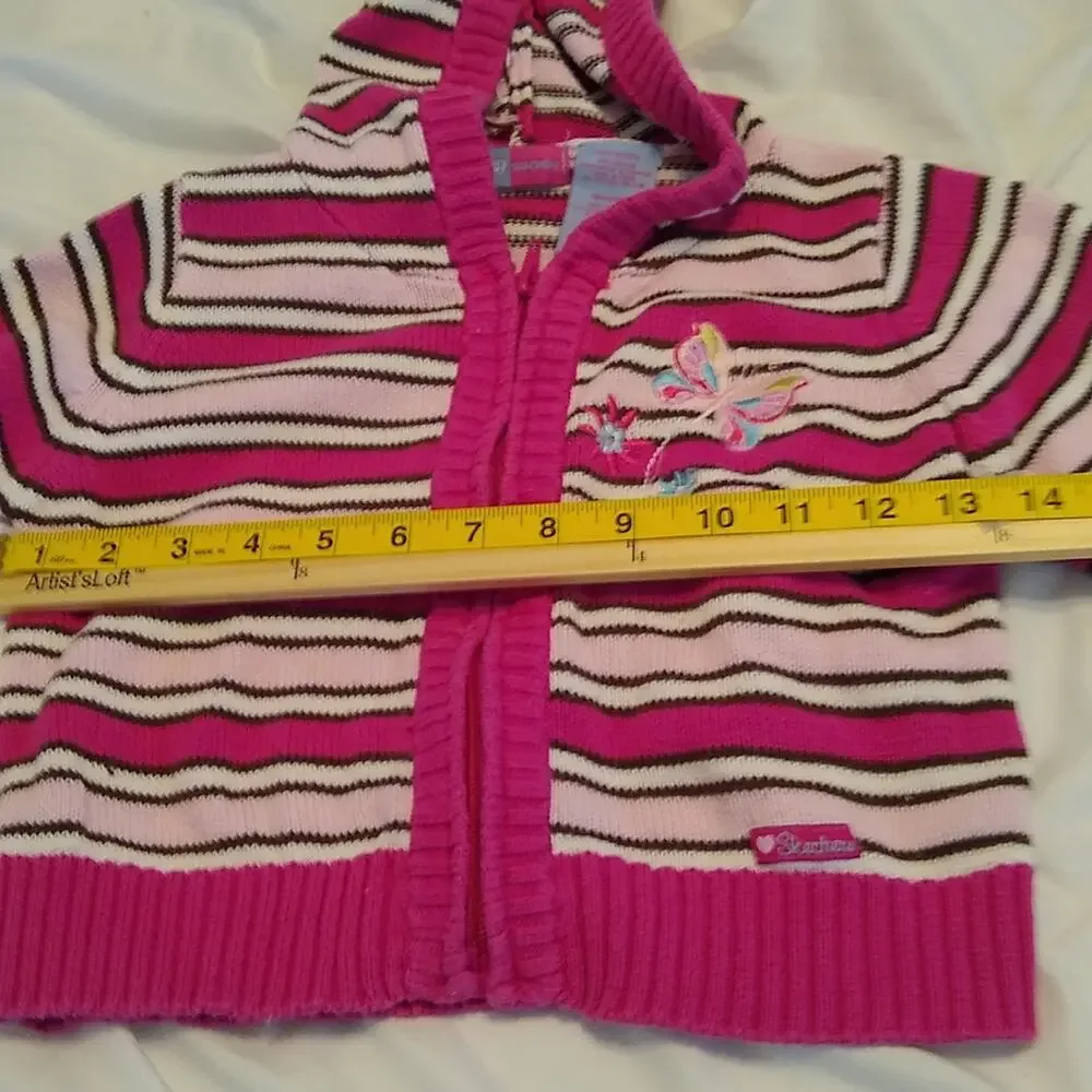 Skechers pink striped girl toddler sweat size 5